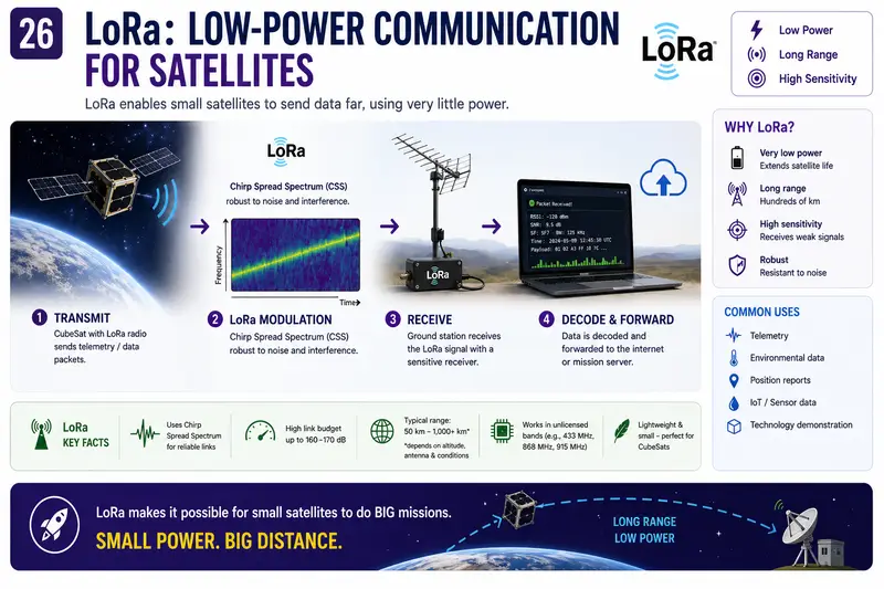 LoRa: Low-Power Communication for Satellites visual