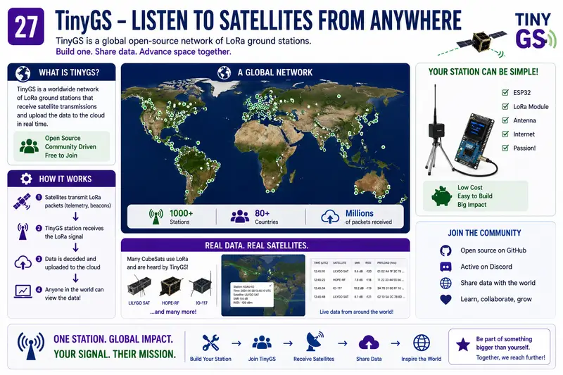 TinyGS – Listen to Satellites from Anywhere visual